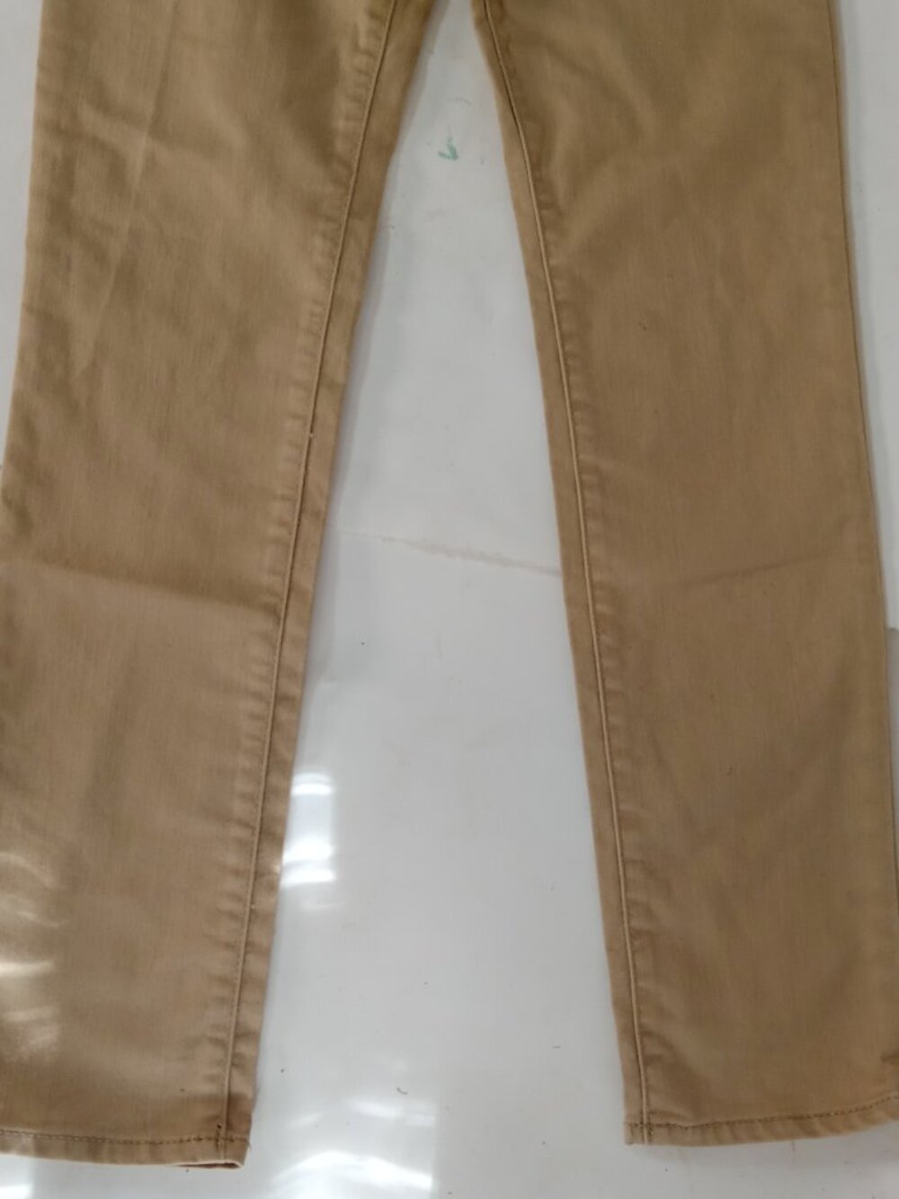 Gap Kids Boys Slim Straight Fit Khaki Tan Pants Size 14 Regular Adjustable Waist - Picture 3 of 14